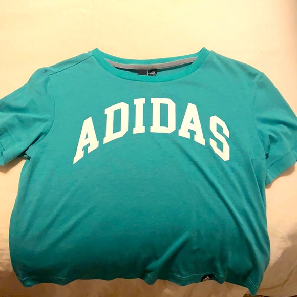 Women’s Cropped Adidas T-shirt - Picture 1 of 1